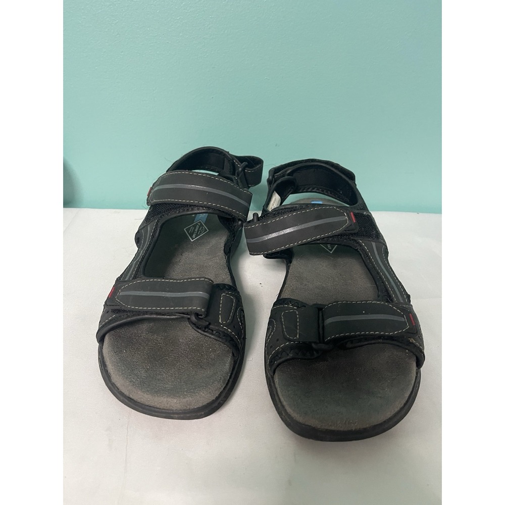 St. John's Bay Men's Black Slip-On Sandals Size 8 Casual Summer S-412‎